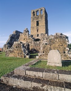 The cathedral ruins